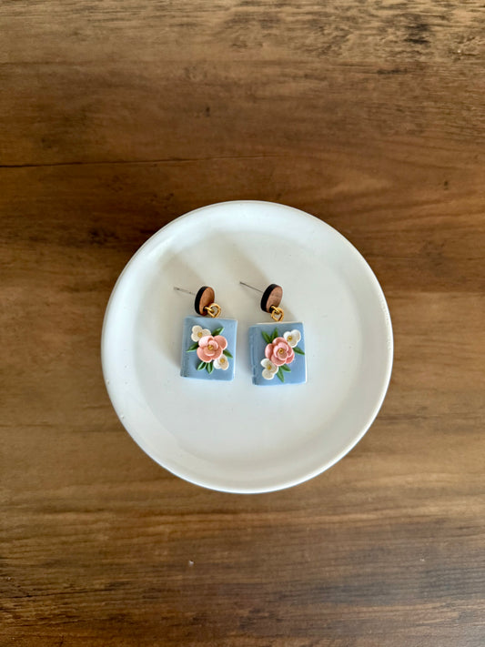 Floral Book Dangles