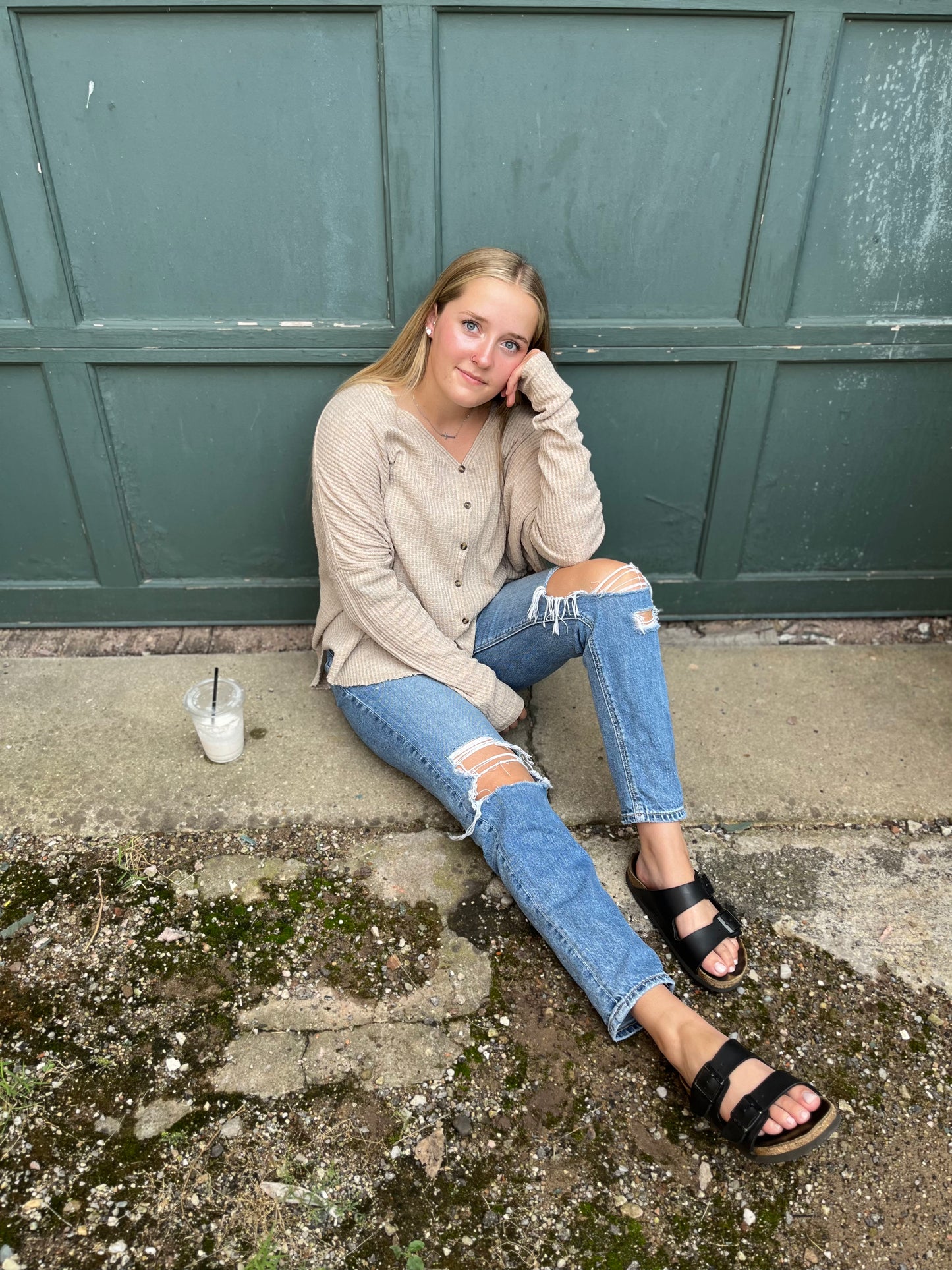 Micro Pumpkin Stud (White)