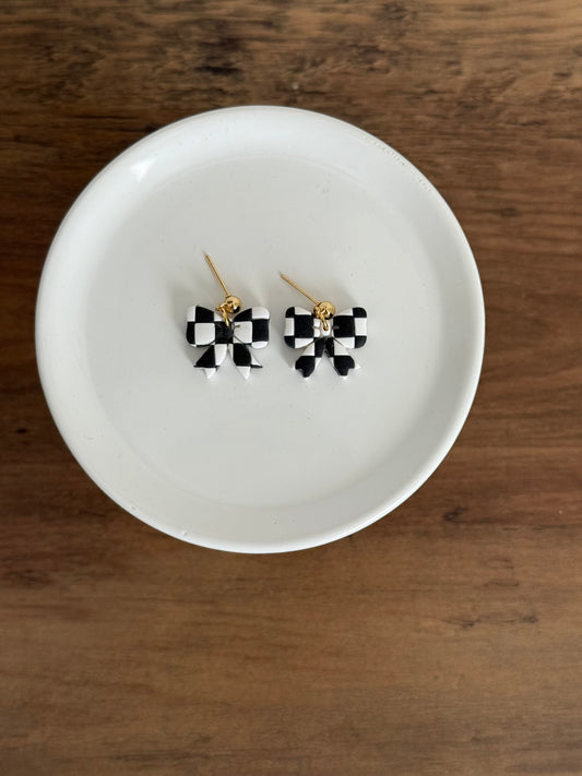 Bow Dangle - Checkered