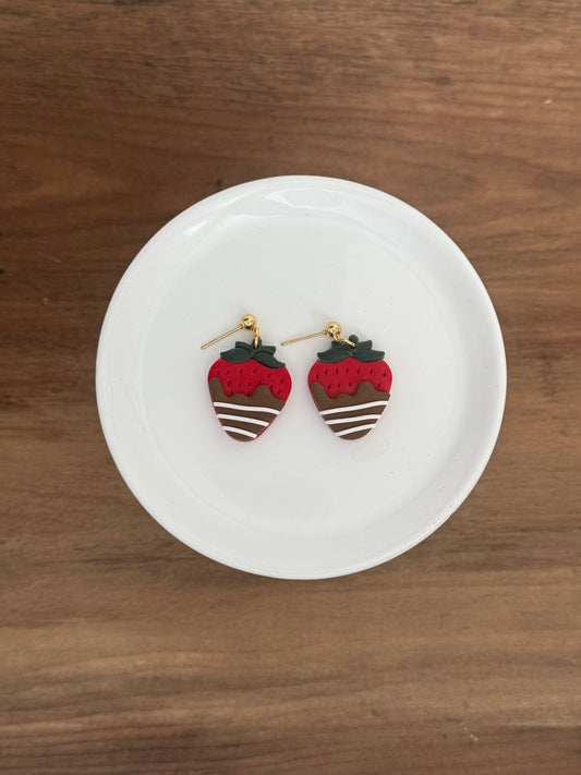 Chocolate Covered Strawberry Dangle